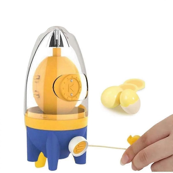 Eggeplomme Mikser - Gylden Eggemaker, Eggspinnere Rask Gylden Manuell Eggmikser