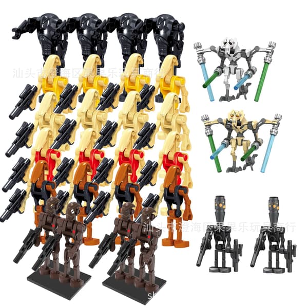 Star Wars Battle Droid Byggesæt 28PCS Legetøjsfigurer[D]