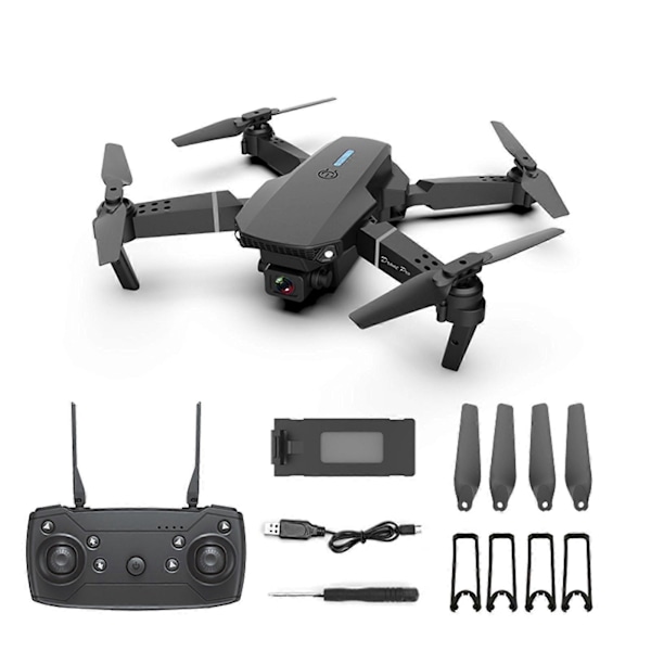 Drone 4k Professionell HD Dubbelkamera Drone WiFi 4K Realtidsöverföring FPV Drönare Vikbar Quadcopter Leksak
