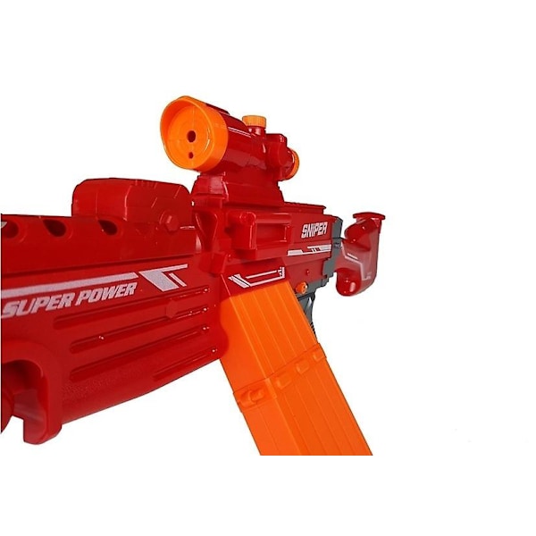 NERF-gevär Sniper röd med 20 skumdartar & skytteövning