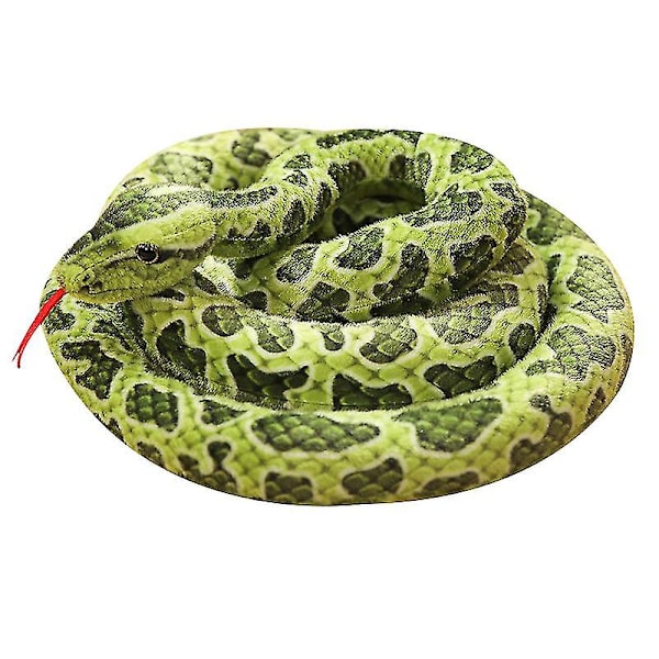 Jätte Python Plyschdjur Leksak[D] green