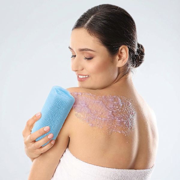4 Styk Peeling Vaskeklude Japansk Vaskeklude Nylon Skønhed Hud Bad Vaskeklude Svampe Koreansk Luffa Badeklud