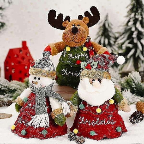 Julklappspåsar Julklappsinslagning Dockpåsar Dragkedja Design Presentpåse[D] Deer