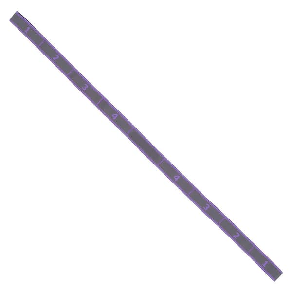 Yoga Stretch Strap Kvinder Fitness Høj Elastisk MultiLoop Trænings Elastik Bælte (Lilla Grå) [D]