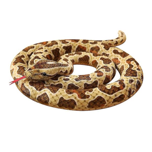Jätte Python Plyschdjur Leksak[D] brown