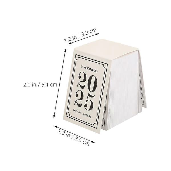 Romantisk design skrivebordskalender for hjemmet 8 stk. Mini avrivbar månedlig planlegger[D]