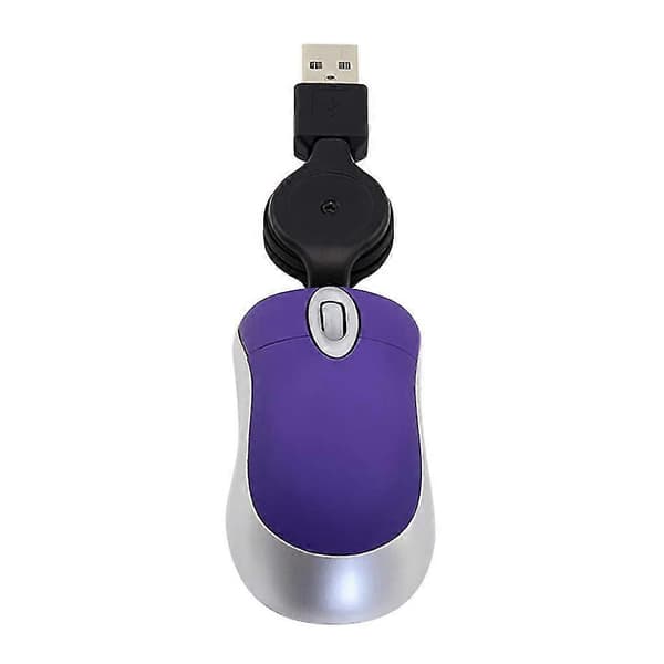 Mini USB Trådbunden Mus Infällbar Liten Mus 1600 DPI Optisk[D]