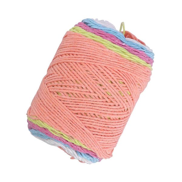 Färgglatt ullgarn handgjort stickmaterial för tröja hatt höst vinter DIY 1 rulle[D] Multi 19300.00X0.10X0.10CM