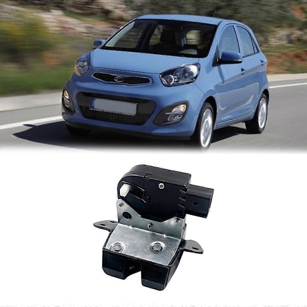 812301Y010 Bagagerumslåg Låsfrigivelsesaktuatorstyring til Picanto Morning 2011-2017 Black