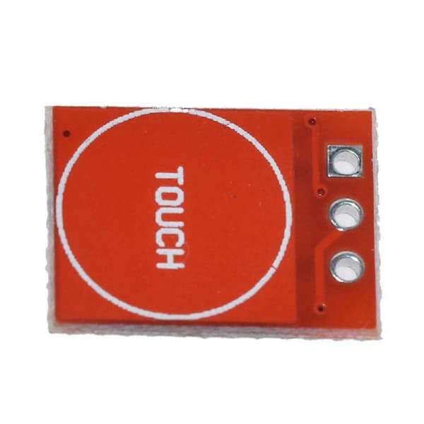 60 stk. TTP223 Touch Sensor Touch Button Modul Selv-Lås-til-Punkt Kapacitans Switch Unilateral Transformation[D] Red