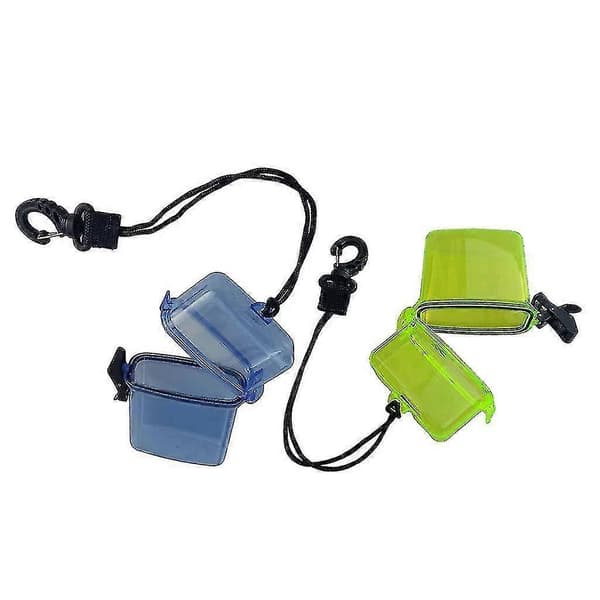 2x Vandtæt Tør Boks Dykning Container Clip Til Dykning Surfing[D]