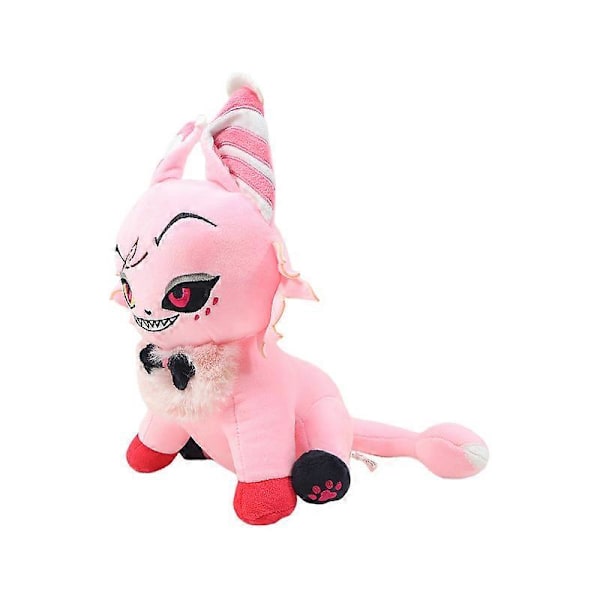 Angel Dust Plushies Leksaker, Mjuk Fylld Hazbin Hotel Karaktärsfigur Docka För Fans, Fylld Cartoon Figur Docka För Vuxna Barn Pojkar Flickor pink