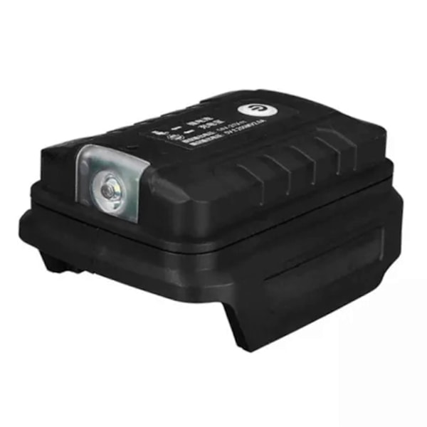 Virtalähde Makita-litiumioniakulle, nopea lataus, LED-valo ulkokäyttöön[D] Black USB TYPE C