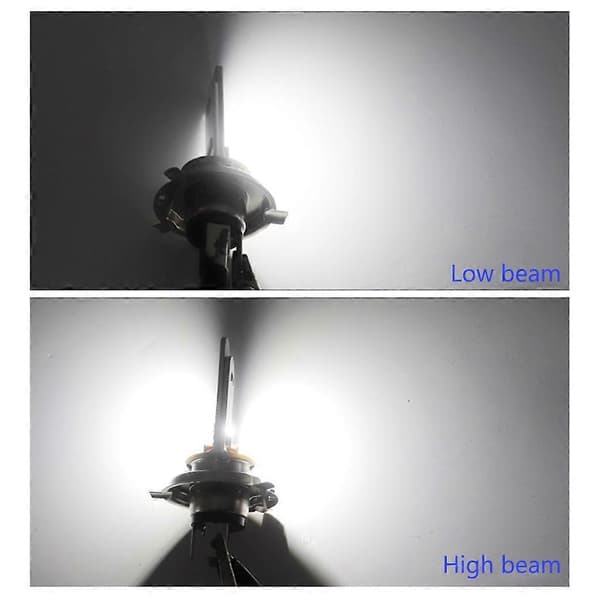 15W 2000LM Bilfrontlykt H4 6000K Auto tåkelys 2000LM 12V LED-pære[D]