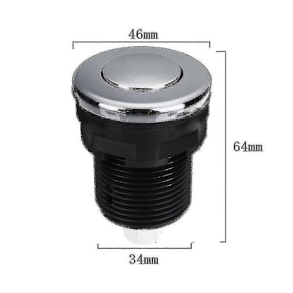 28/32/34mm Vedenpitävä Ilmanpainekylpykytkin Amme Spa Hierontakylpy [D] Black 34mm