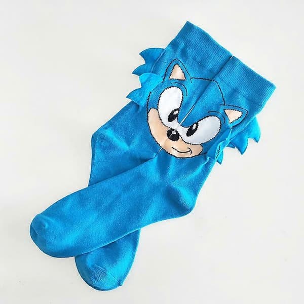 Sarjakuva Sonic -puolisäärisukat [D]