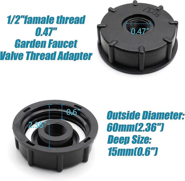 275-330 Gallon Ibc Vandtank Adapter[D]