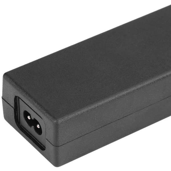 Sikker 2A oplader strømadapterkabel til lithiumbatterier, EU-stik Noir 0.05