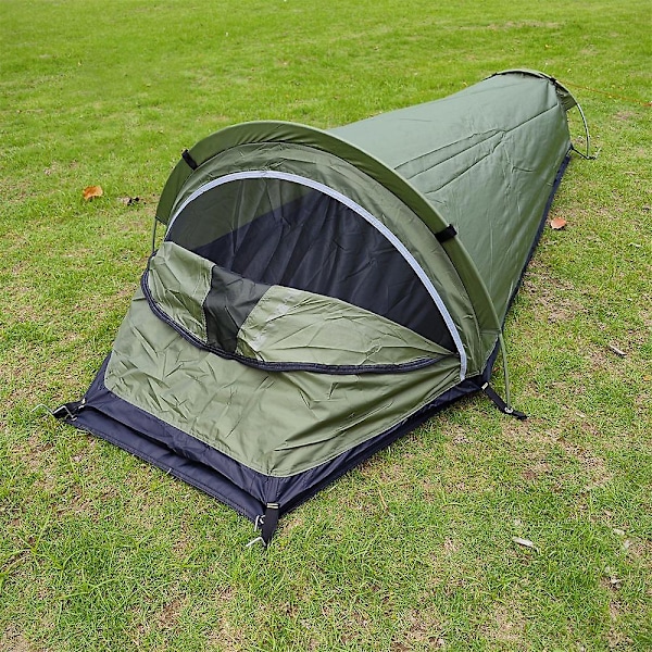 Vattentätt Camping Underlag för 1-Persons Tält Vandringstält Tarp Markduk Groundsheet[D]