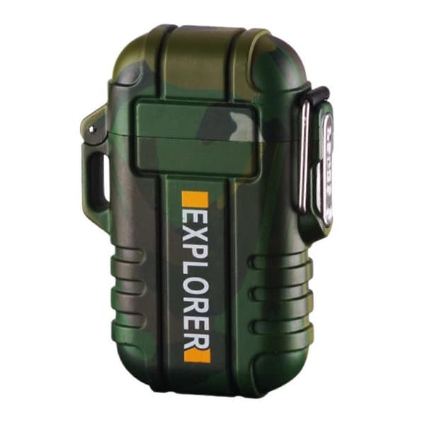 Elektrisk lighter, lett, elektrisk utendørs lighter for lighterelskere [D] Camouflage