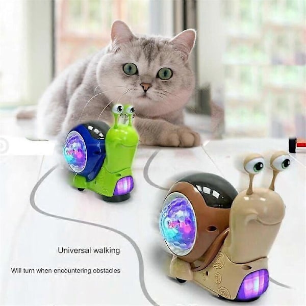 Ljusstark Snigel Leksak, Disco Snigel Leksak, Disco Snigel Baby Leksak, Lysande Snigel Leksaker