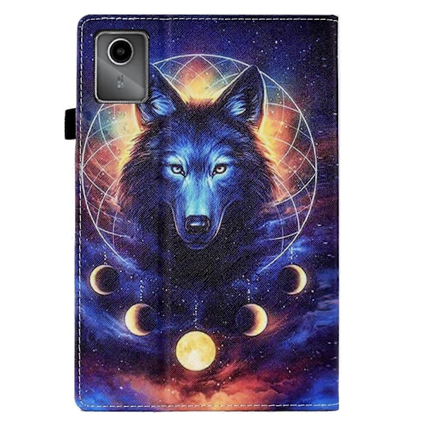 Läder Smartfodral för Lenovo Tab M11 / Xiaoxin Pad 11 2024 Space Wolf