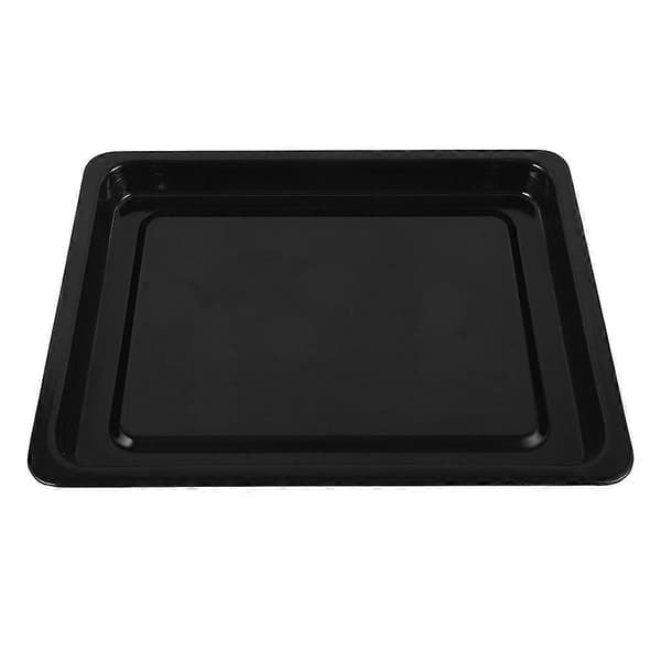 Rektangulær Bakeplate Allsidig Emaljert Bakeplate Kjøkken Baking Kokepanne S[D] Black 8X6.5X0.25cm