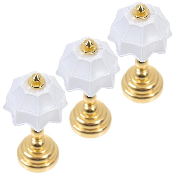 Mini Sengelampe Ornament Dekorativ Lampe til Hjemmet 3 stk.[D]