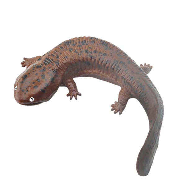 Salamander Legetøjsfigur Alder 3+ Drenge Piger Simulation Vilde Dyr Statue grå[D] brown