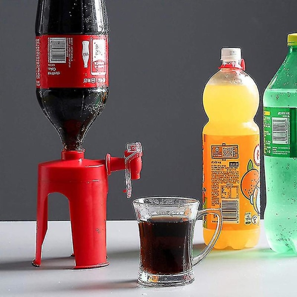 Slinx 1 st sodavattenkran dricksvattentappningsflaska upp och ner Coca-Cola-dryck [kk] Green