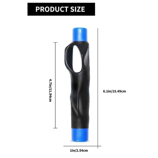 2 stk. Golf Grip Trainer Håndposisjonskorrigerer for svingstabilitet Øvelseshjelp[D] Yellow Blue