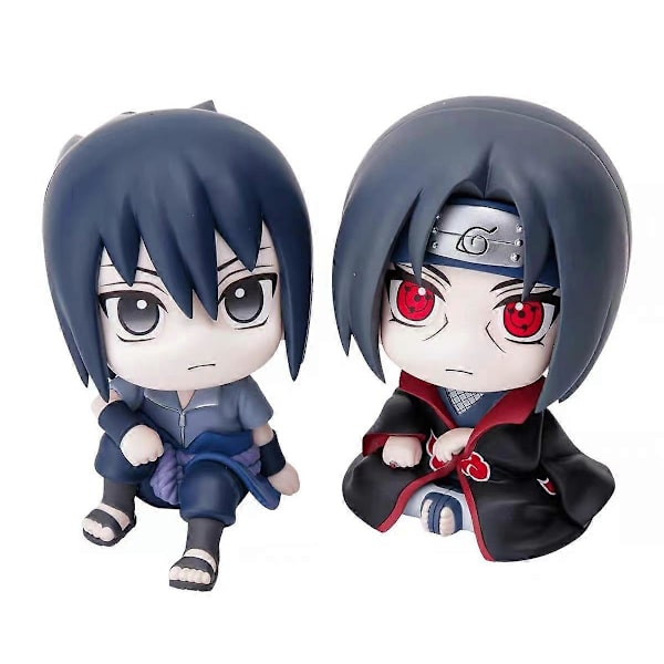 Naruto Kakashi Sasuke Itachi Anime Figur Legetøjsmodel[D] Sasuke