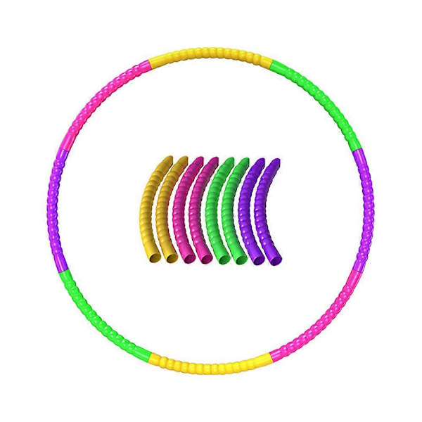 Avtakbare Hula Hoops Plast Treningsutstyr Leker Justerbare Ringer[D] A