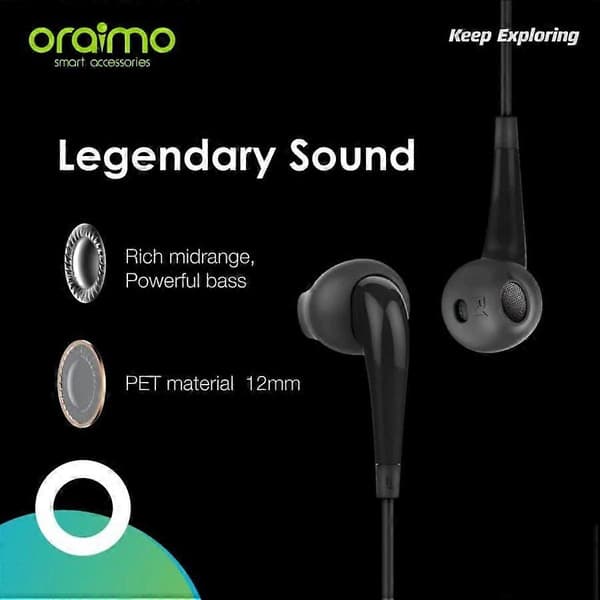 Oraimo OEP-E21 Kuulokkeet musta[D]