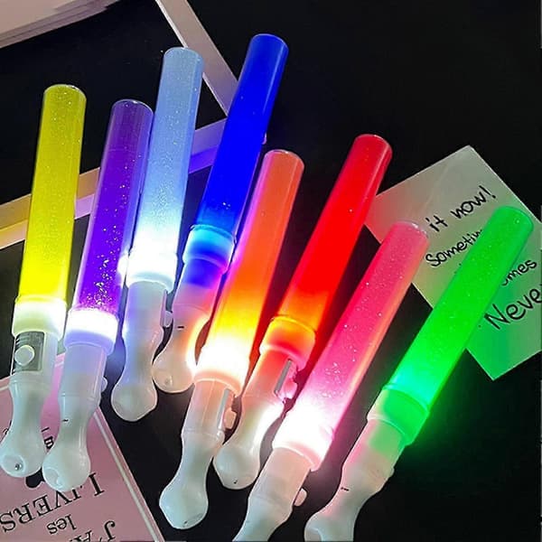 LED glow stick, 3-tilstande, øjensikker, multi-farve, ABS, Kae[WSY]