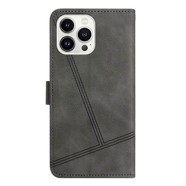 Sytt Läderfodral för iPhone 16 Pro Max Grey