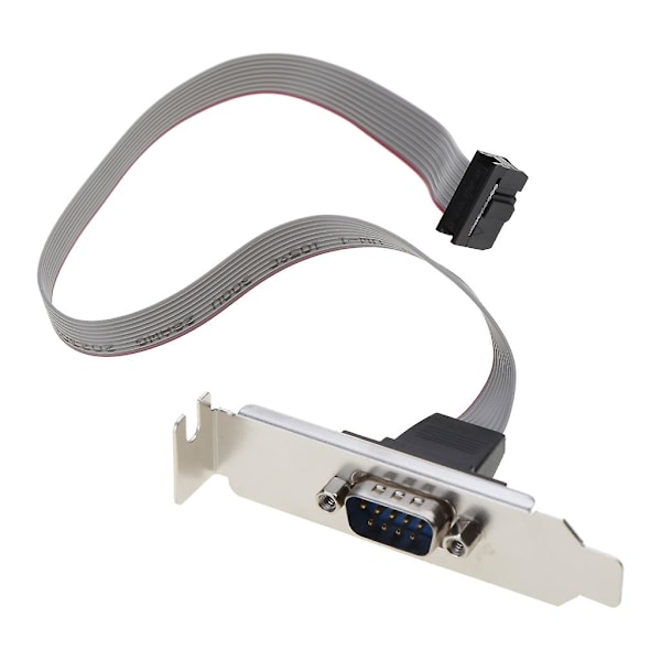 RS232 DB9 9-polet Com Port DB9-polet Seriell Kabel Stikkontakt Beslag Med 30 cm Kabel