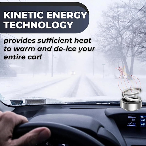 Kantava Kineettinen Mini-lämmitin, Auton Aromaterapia-laite, Mini Kantava Kineettinen Lämmitin, Kantava Kineettinen Lämmitin Huoneeseen, Ajoneuvoihin, Kylpyhuoneisiin