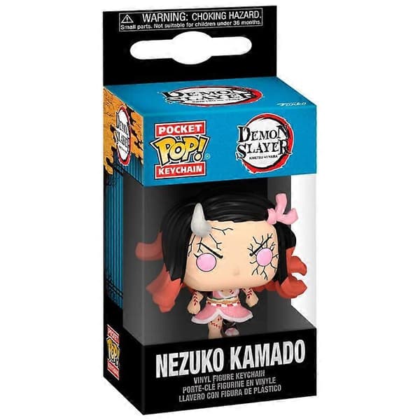 Demon Slayer Nezuko Kamado Pocket POP-nøglering, samlerobjekt[D]