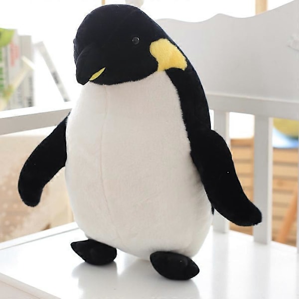 Fsw 40-80cm Jättegullig Fet Pingvin Plyschdjur Djur Pingviner Dock Familj Luddig Liten Plushie För Present
