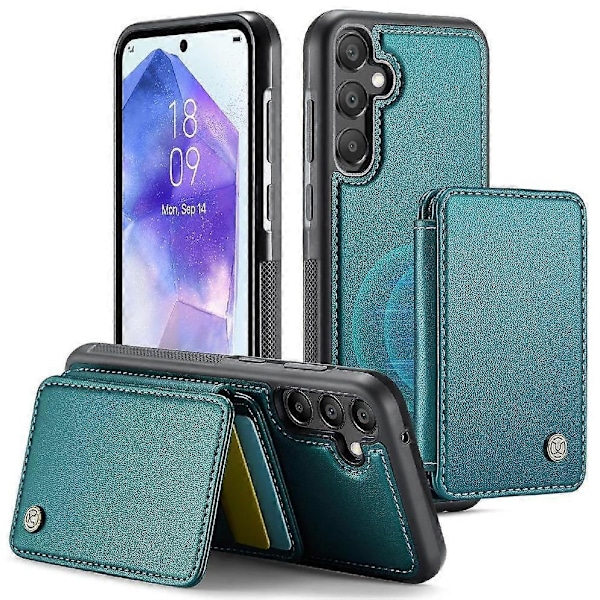 Fodral för Samsung Galaxy A55 5G GANGXUN Telefonfodral Avtagbart Plånboksfodral RFID-Blockering 2-i-1-Funktionalitet Stativfunktion Magnetisk Green