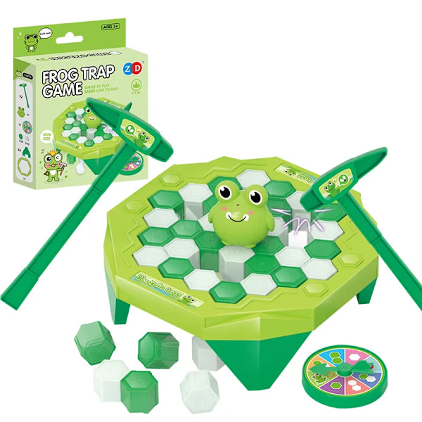 Mini Ice Breaking Penguin -sammakko ansa peli Vanhempi Lapsi Interaktiivinen juhlapeli lautapeli jogos de tabulero syntymäpäivälahjoja lapsille(D) color green