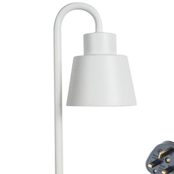 Lysestakevarmer Bordlampe Lysestake for dekorasjon Hjem Soverom[D] White