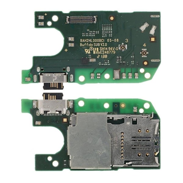 Laddningsport Flexkabel för TCL 20 R 5G T767H Telefon Reservdel Stöd Snabbladdning (utan L