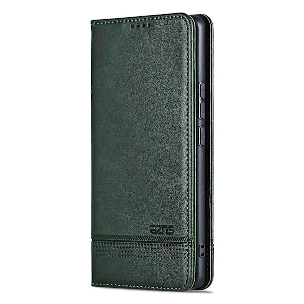PU-fodral med kalvtextur för OPPO Reno13[D] Dark green