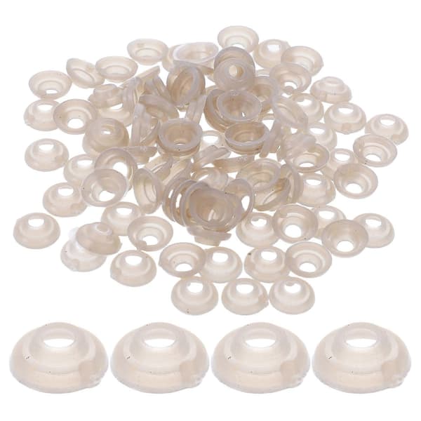 Dockögonbrickor i plast, liten storlek, packningar för pyssel, 100-pack [D]