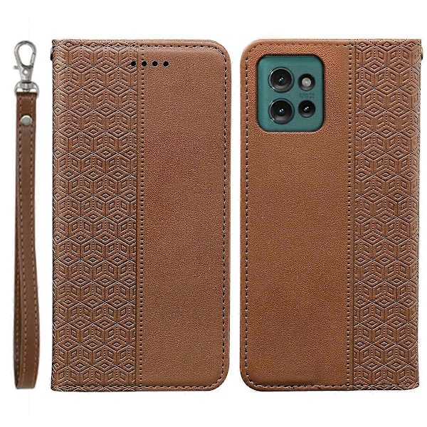 Motorola Edge 50 5G puhelinkotelo[D] Multicolor Brown