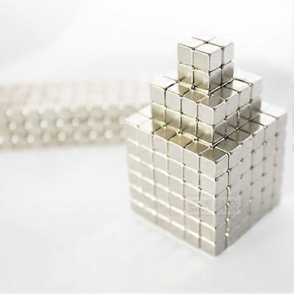 216 st 5 mm Magnetiska Kuber Fyrkanter Magisk DIY Pussel Pedagogisk Leksak [D]