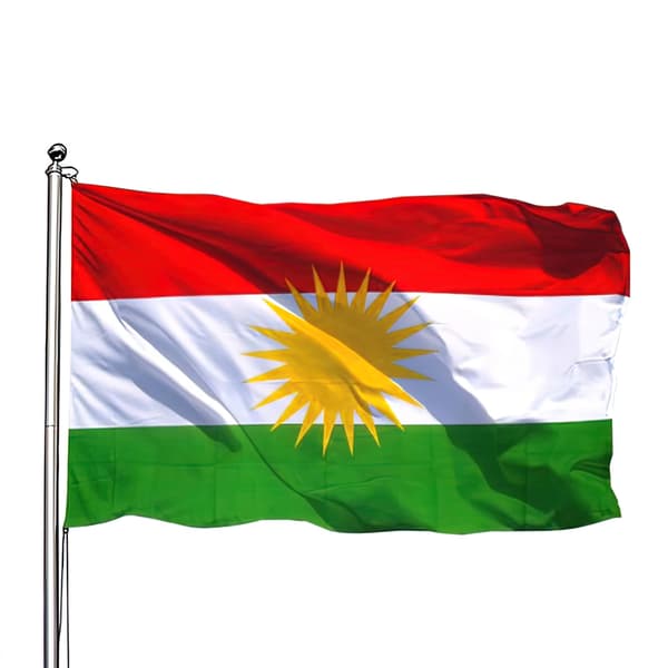 Svenska Kurdistan Flagga 150x90cm[D] 85