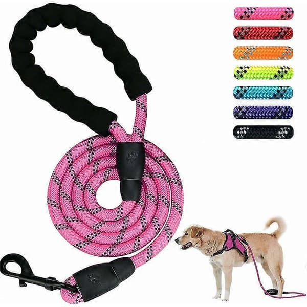 Kraftfullt Hundkoppel 1,5 m (Rosa)[D]